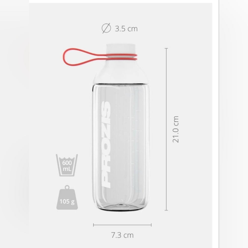 PROZIS Fusion Shaker Bottle Crystal - White